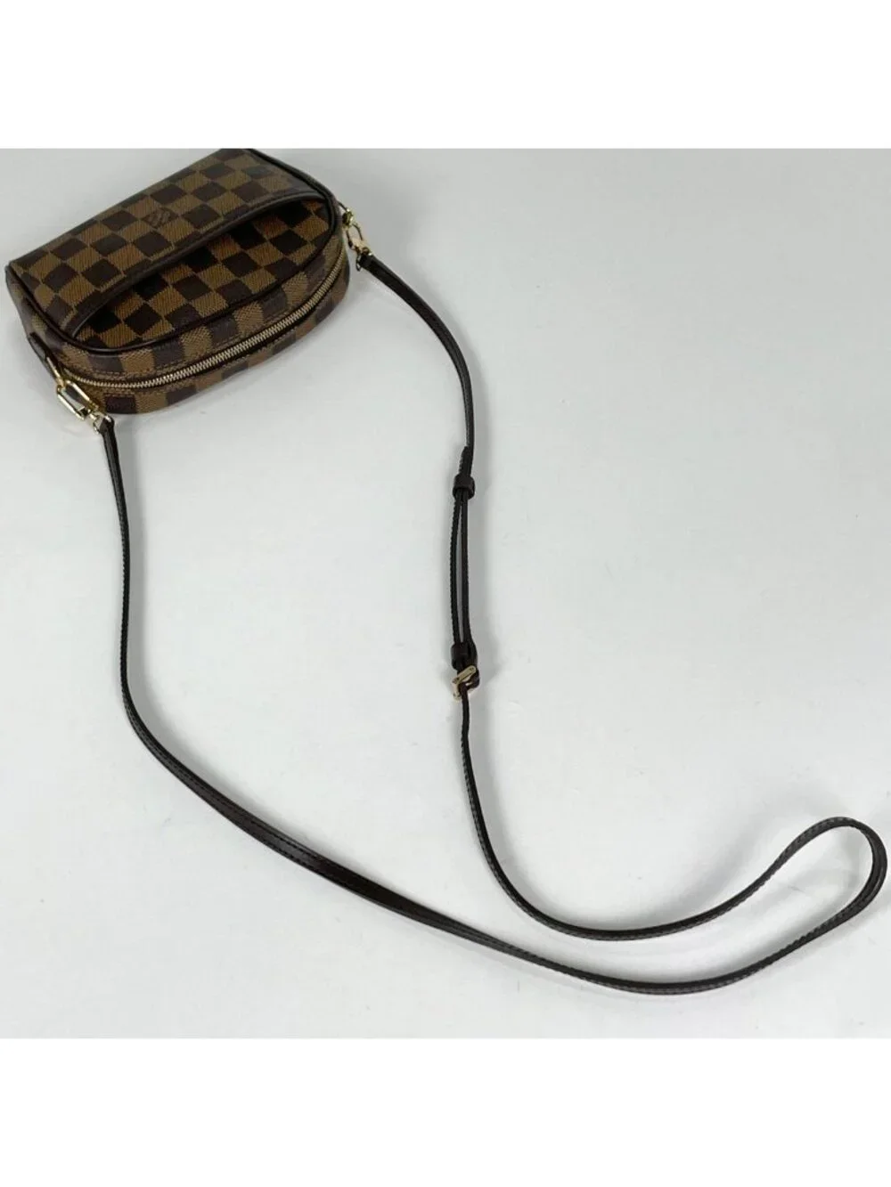 Louis Vuitton Pochette Ipanema Shoulder Bag Damier Brown